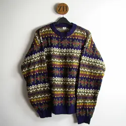 بافت طرحدار چند رنگ