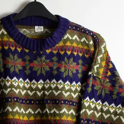 بافت طرحدار چند رنگ