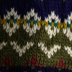 بافت طرحدار چند رنگ