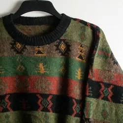 بافت طرحدار چند رنگ