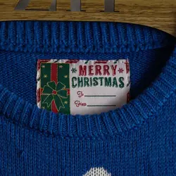 بافت طرحدار Merry Christmas