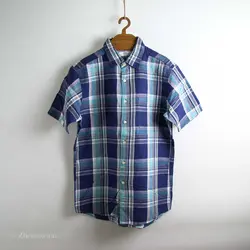 پیراهن کنف آستین کوتاه  Uni qlo