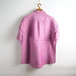 پیراهن کنف آستین کوتاه Top Valu