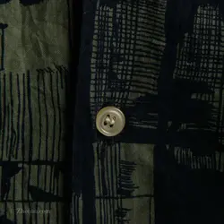 پیراهن هاوایی مشکی طرحدار