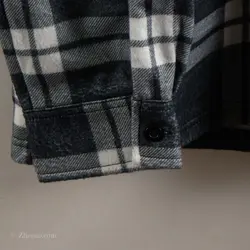 پیراهن پشمی شطرنجی