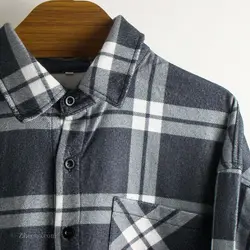 پیراهن پشمی شطرنجی