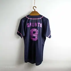 تیشرت بیس بالی مشکی