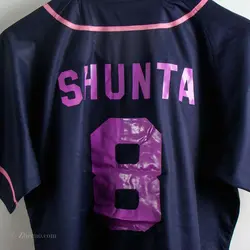 تیشرت بیس بالی مشکی