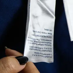 پیراهن نخی کلاه دار  Tommy Hilfiger