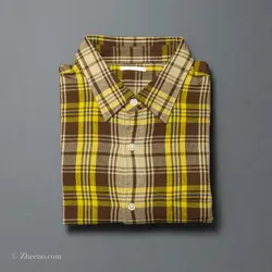 پیراهن کنف آستین کوتاه  Gu