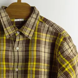 پیراهن کنف آستین کوتاه  Gu