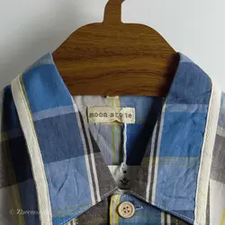 پیراهن کنف آستین کوتاه  Moon Stone