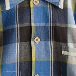 پیراهن کنف آستین کوتاه  Moon Stone