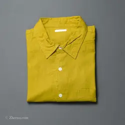 پیراهن کنف آستین کوتاه  Gu