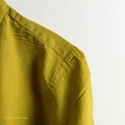 پیراهن کنف آستین کوتاه  Gu