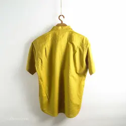 پیراهن کنف آستین کوتاه  Gu