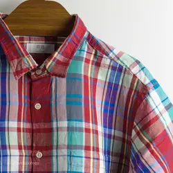 پیراهن کنف آستین کوتاه  Uni qlo