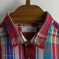 پیراهن کنف آستین کوتاه  Uni qlo