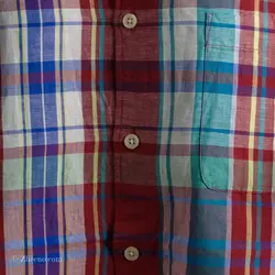 پیراهن کنف آستین کوتاه  Uni qlo