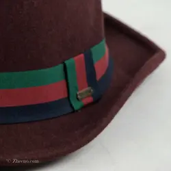 کلاه شاپو زرشکی
