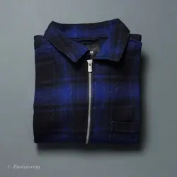 پیراهن پشمی زیپ دار  Pull & Bear