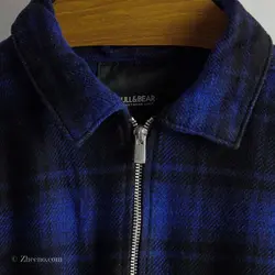 پیراهن پشمی زیپ دار  Pull & Bear