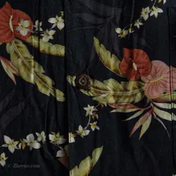 پیراهن هاوایی گلدار قرمز