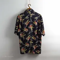 پیراهن هاوایی گلدار قرمز