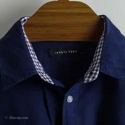 پیراهن کنف آستین کوتاه  Lovrys Farm