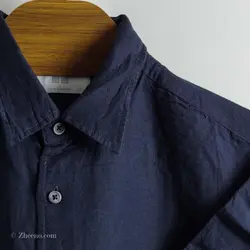 پیراهن کنف آستین کوتاه  Uni qlo