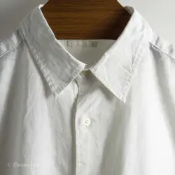 پیراهن کنف آستین کوتاه  Gu