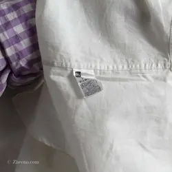 پیراهن کنف آستین کوتاه  Gu