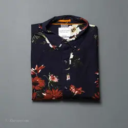 پیراهن هاوایی Denim & Flower