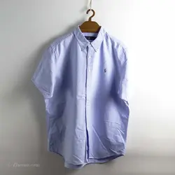 پیراهن نخی آستین کوتاه  Ralph Lauren