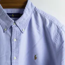 پیراهن نخی آستین کوتاه  Ralph Lauren