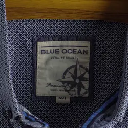 پیراهن نخی  Blue Ocean