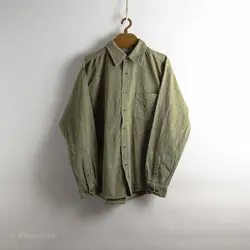 پیراهن کبریتی زیتونی