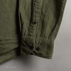 پیراهن کبریتی زیتونی