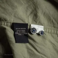 پیراهن کبریتی زیتونی