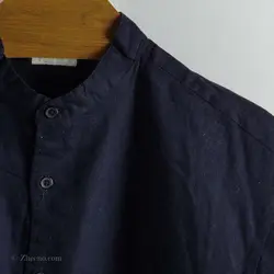 پیراهن کنف آستین کوتاه  Gu