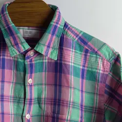 پیراهن کنف آستین کوتاه  Uni qlo