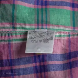 پیراهن کنف آستین کوتاه  Uni qlo