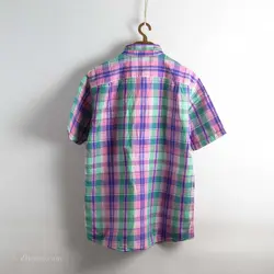 پیراهن کنف آستین کوتاه  Uni qlo