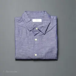 پیراهن کنف آستین کوتاه  Uni qlo