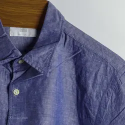 پیراهن کنف آستین کوتاه  Uni qlo