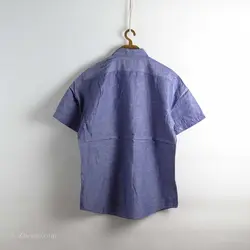 پیراهن کنف آستین کوتاه  Uni qlo