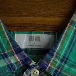 پیراهن کنف آستین کوتاه   Uni qlo