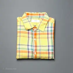 پیراهن کنف آستین کوتاه  Uni qlo