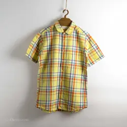 پیراهن کنف آستین کوتاه  Uni qlo