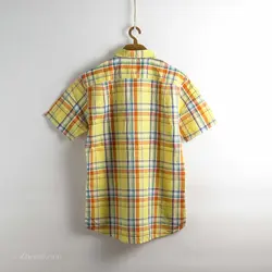 پیراهن کنف آستین کوتاه  Uni qlo